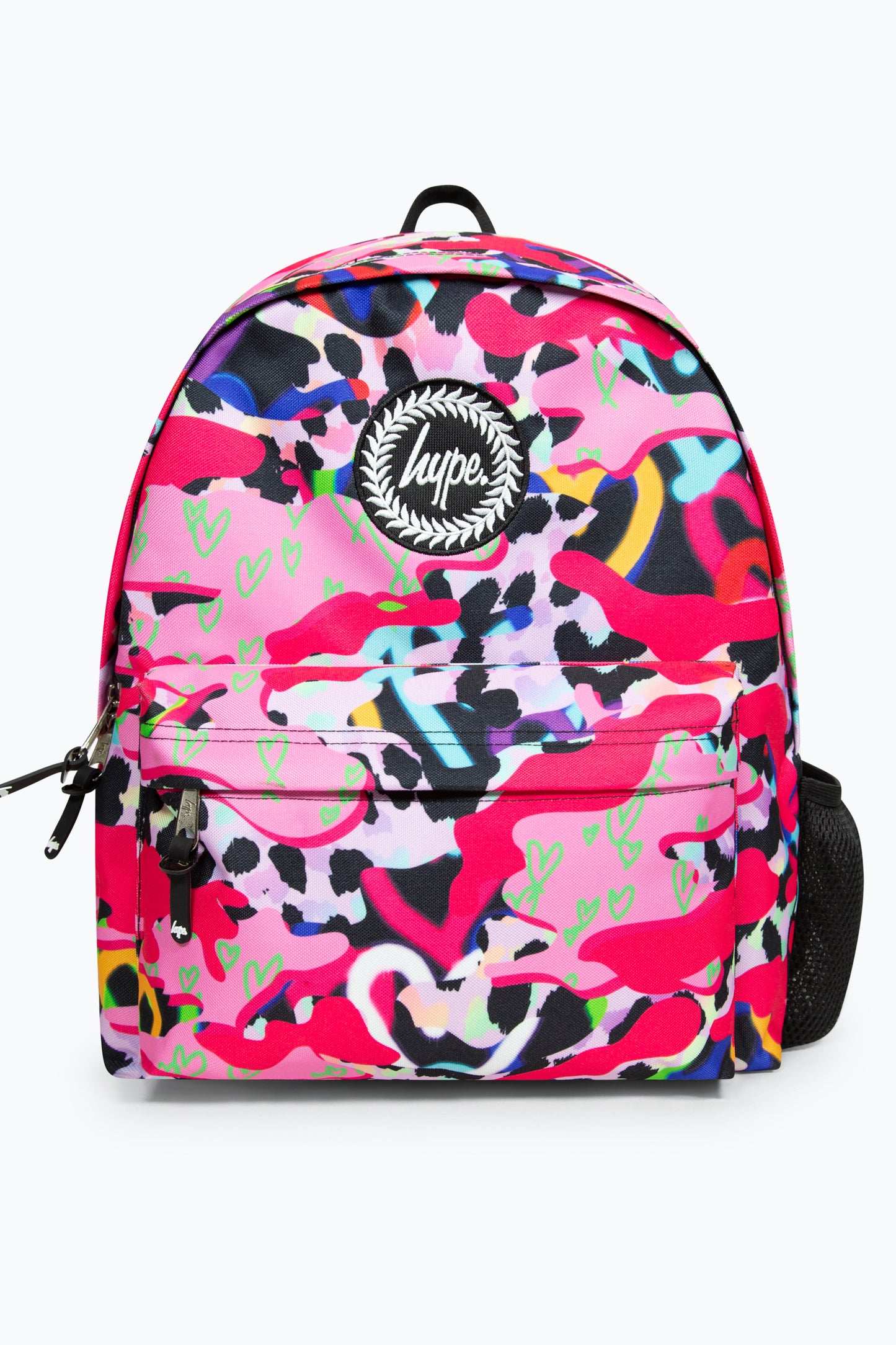 Hype Pink Patterns Iconic Girls Backpack