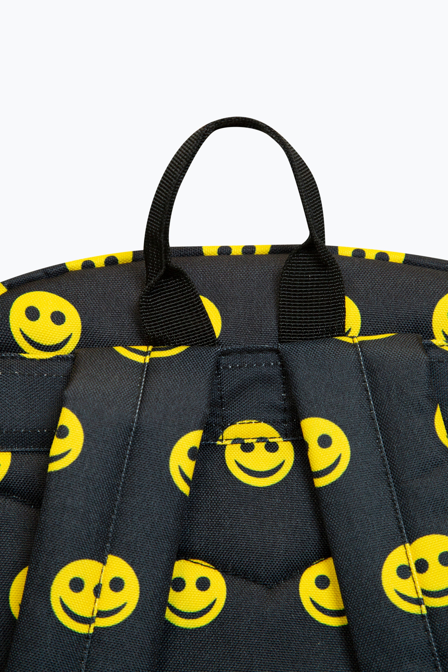 Smiley Faces Plaid good Black & White Backpack