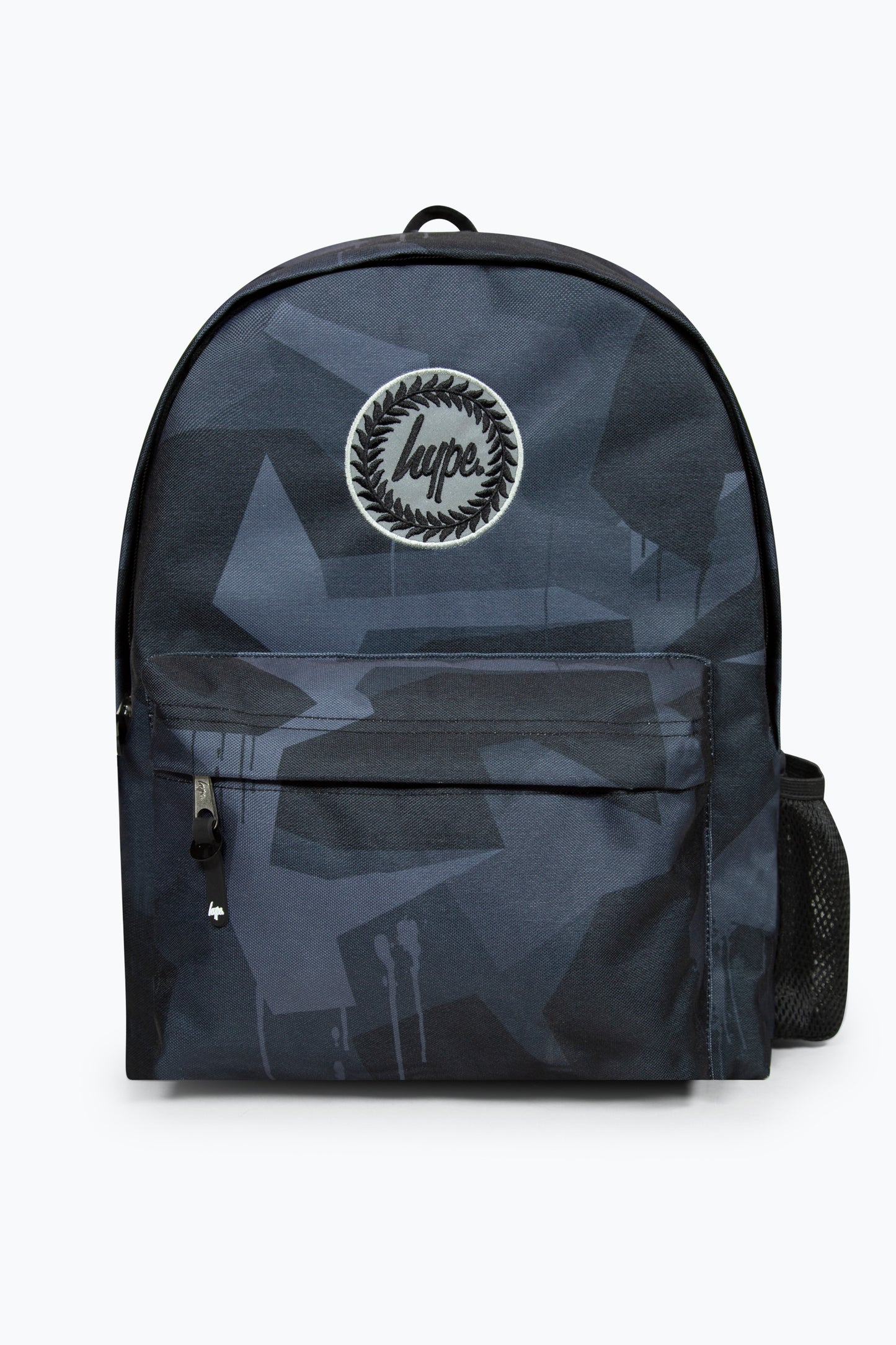 Hype Unisex Black Geo Camo Backpack, Lunchbag, Pencil Case & Bottle Bundle