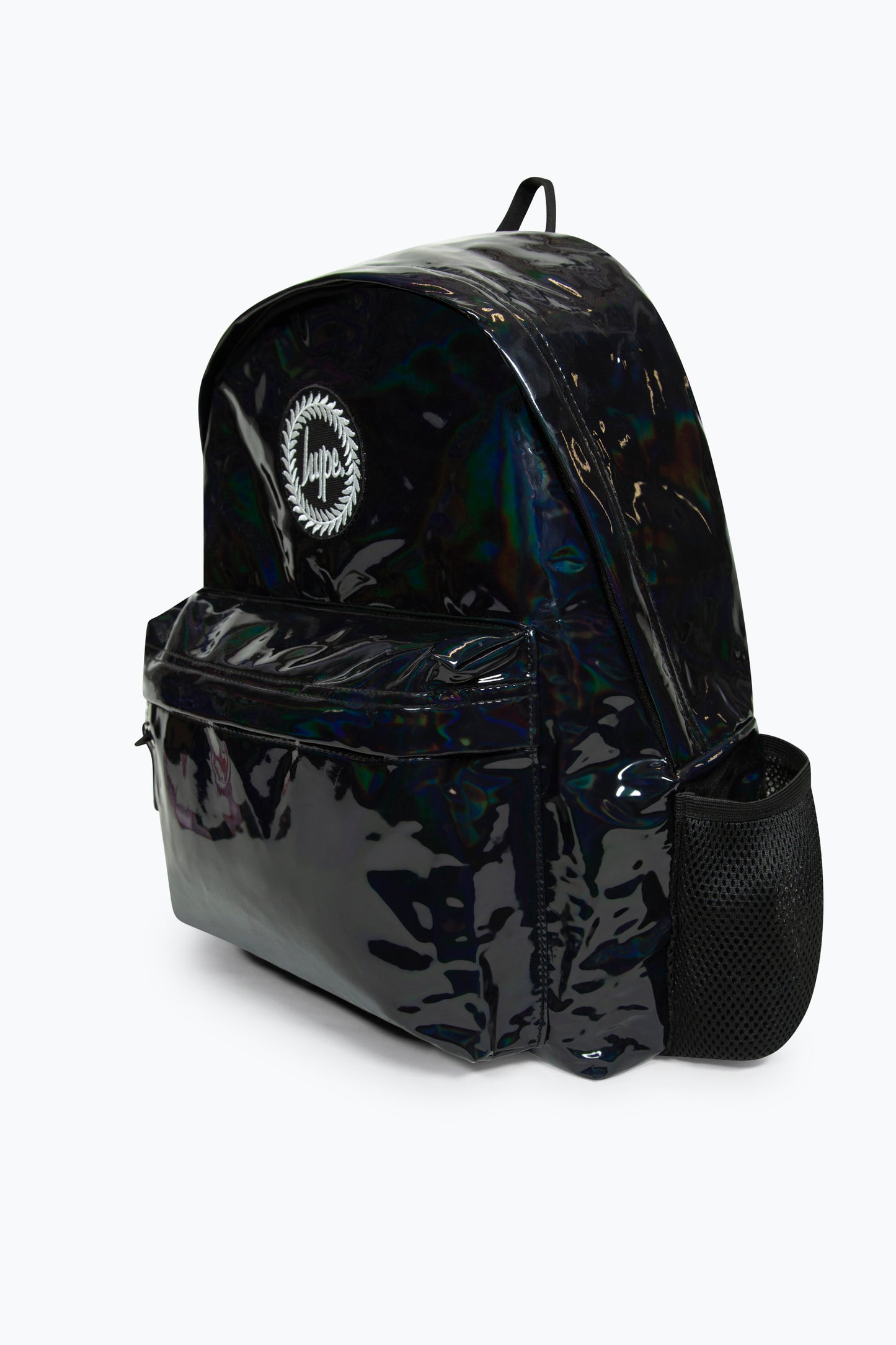 Hype Girls Iconic Holographic Black School Backpack