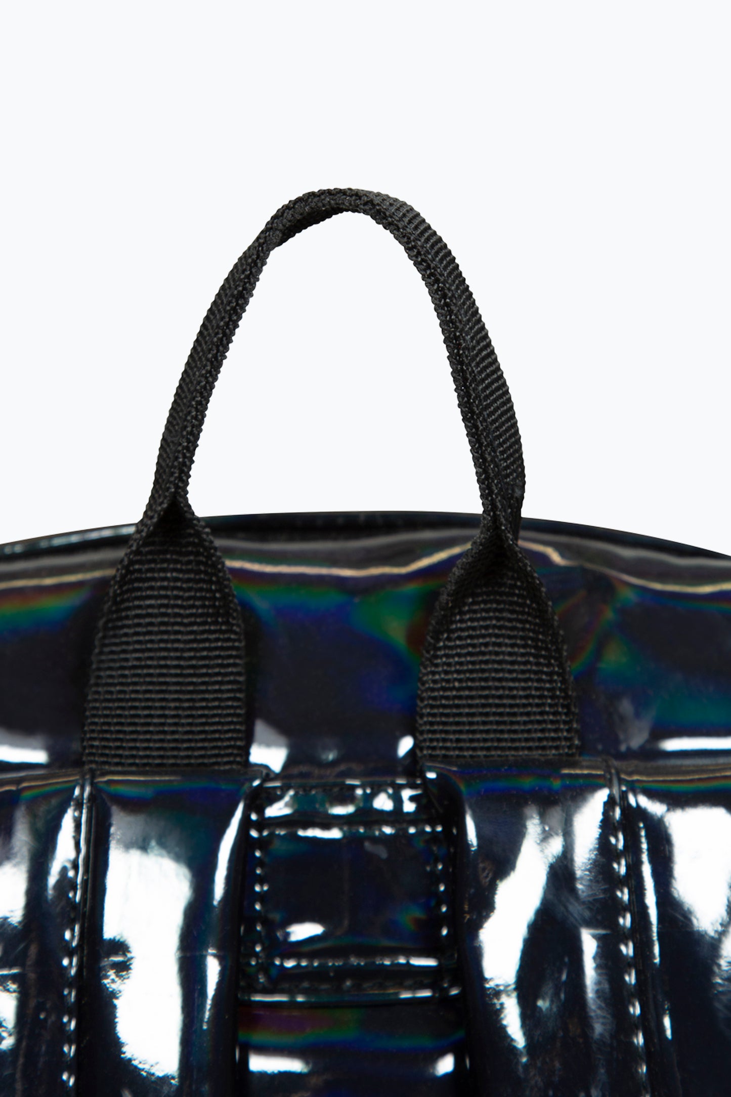 Hype Girls Iconic Holographic Black School Backpack