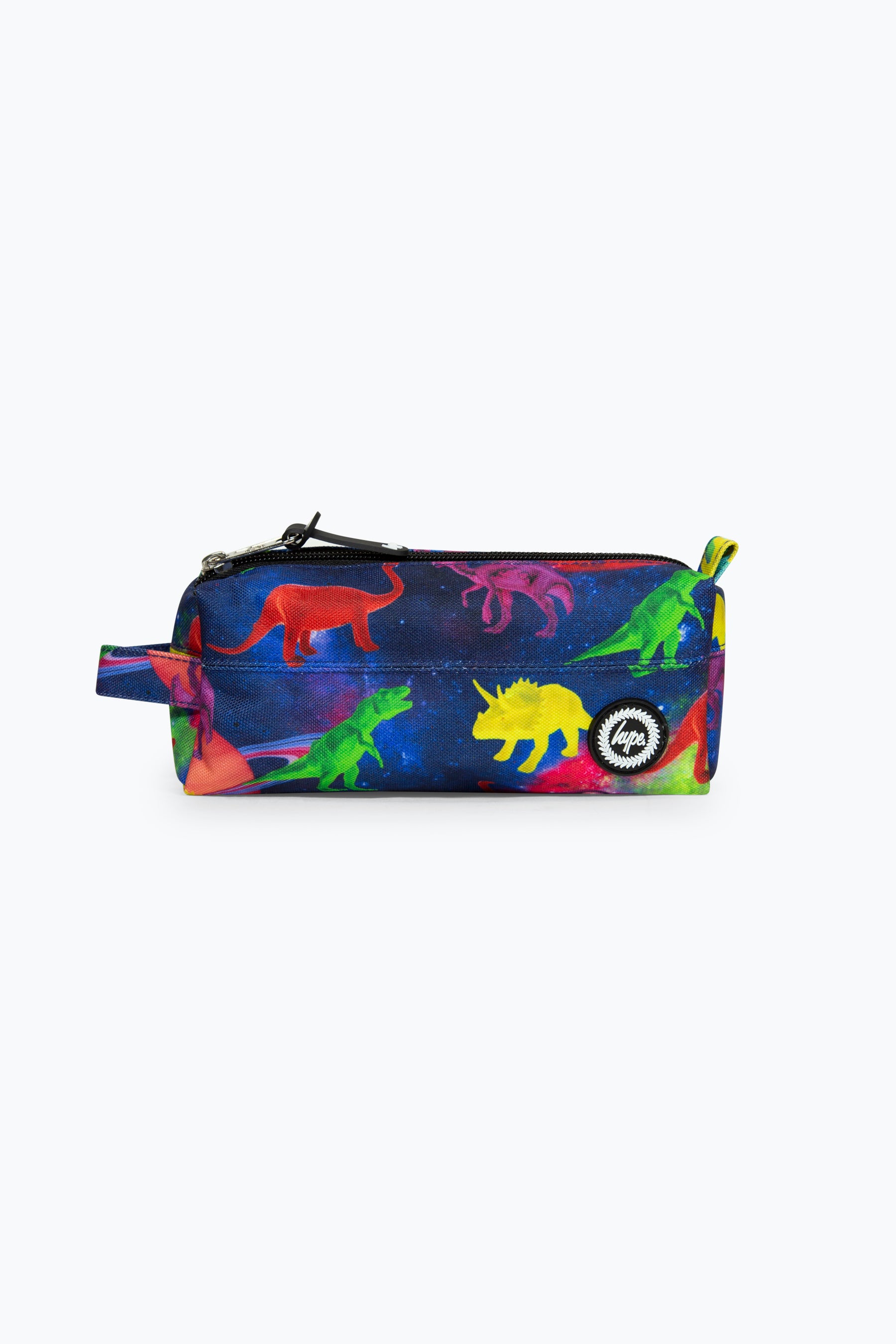 Hype Boys Multicoloured Space Dinosaur Pencil Case Front Side