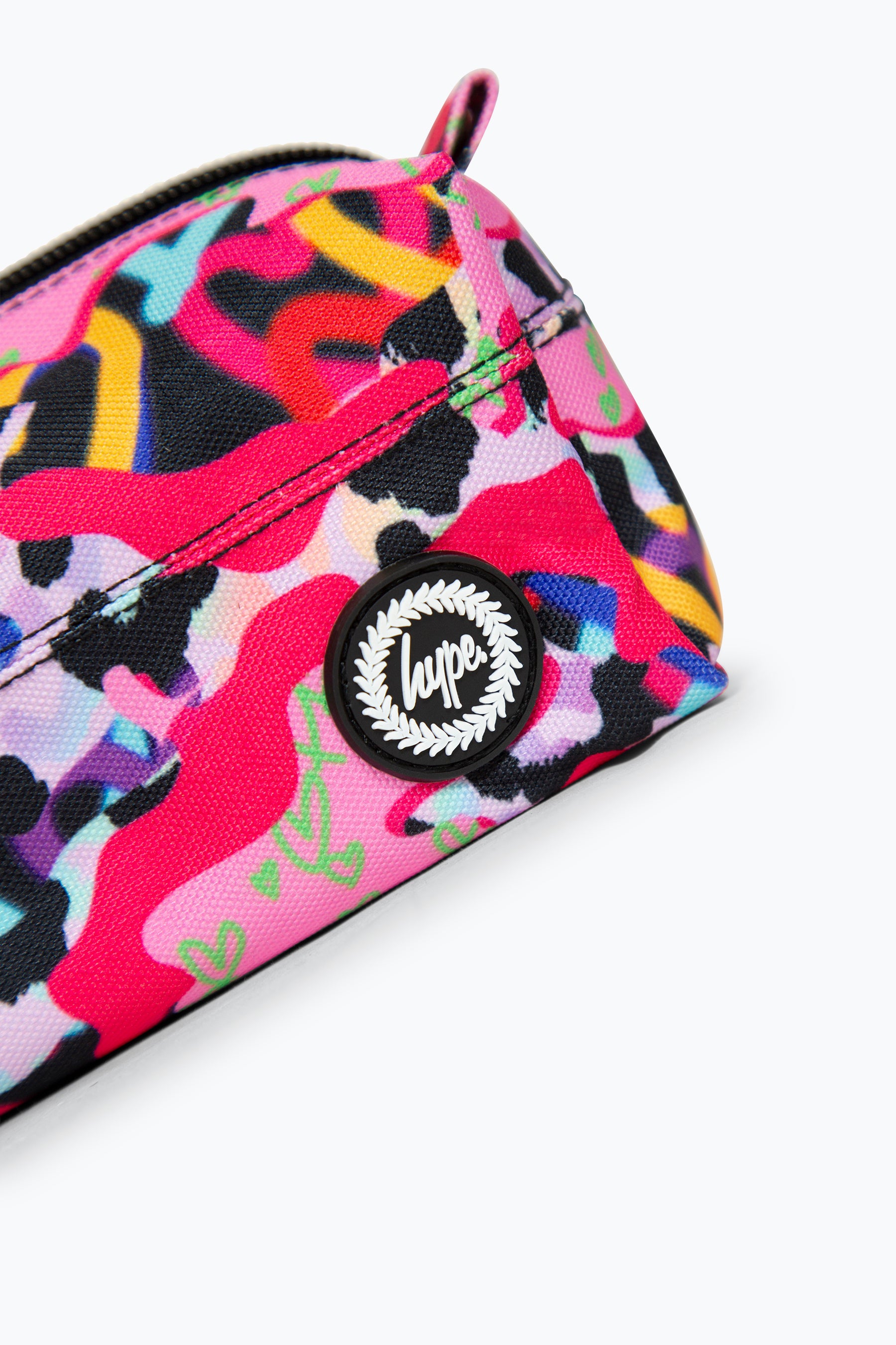 Hype Multicolour Patterns Pencil Case For Girls Branding