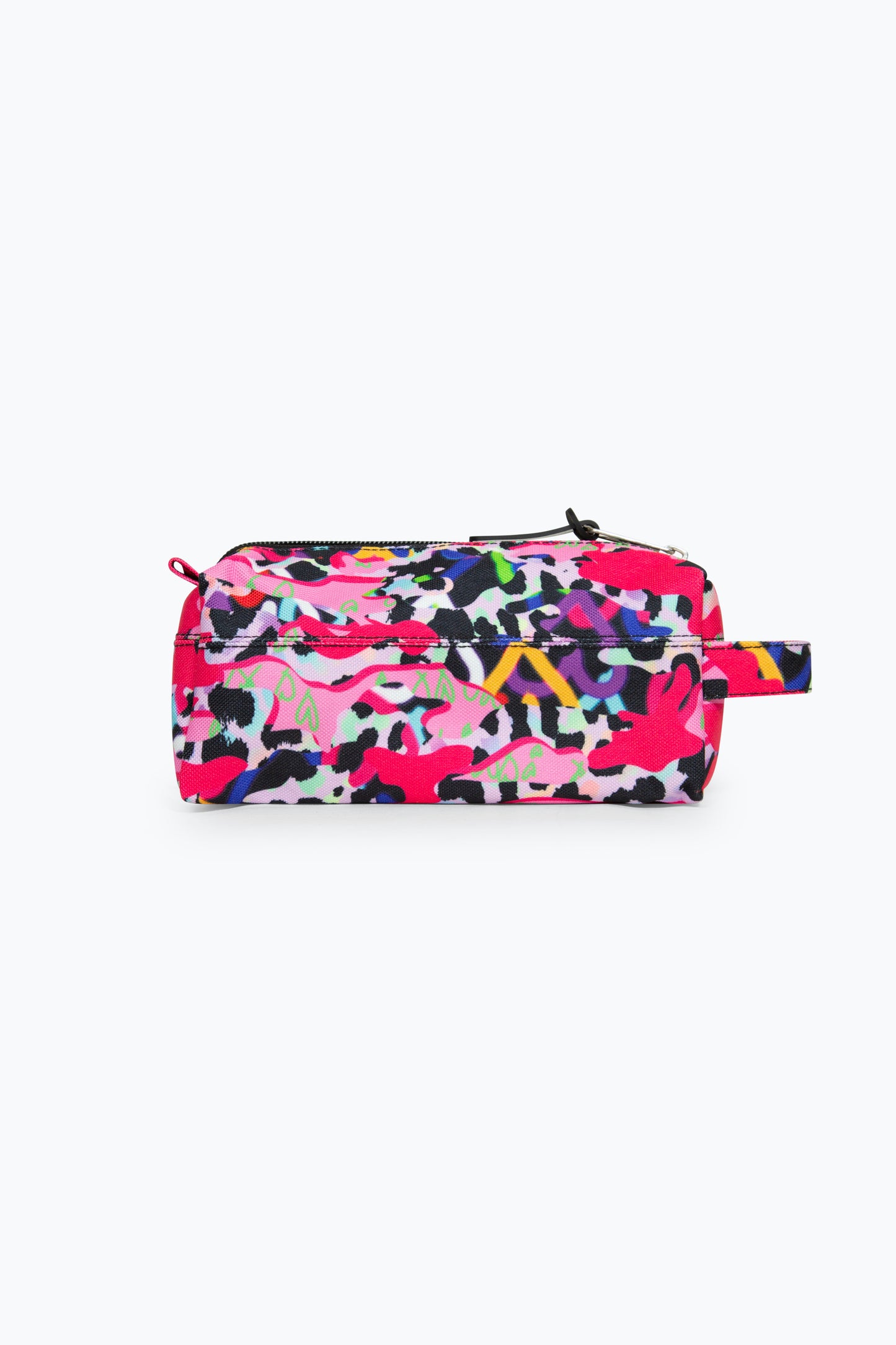 Hype Multicolour Patterns Pencil Case For Girls Back Side