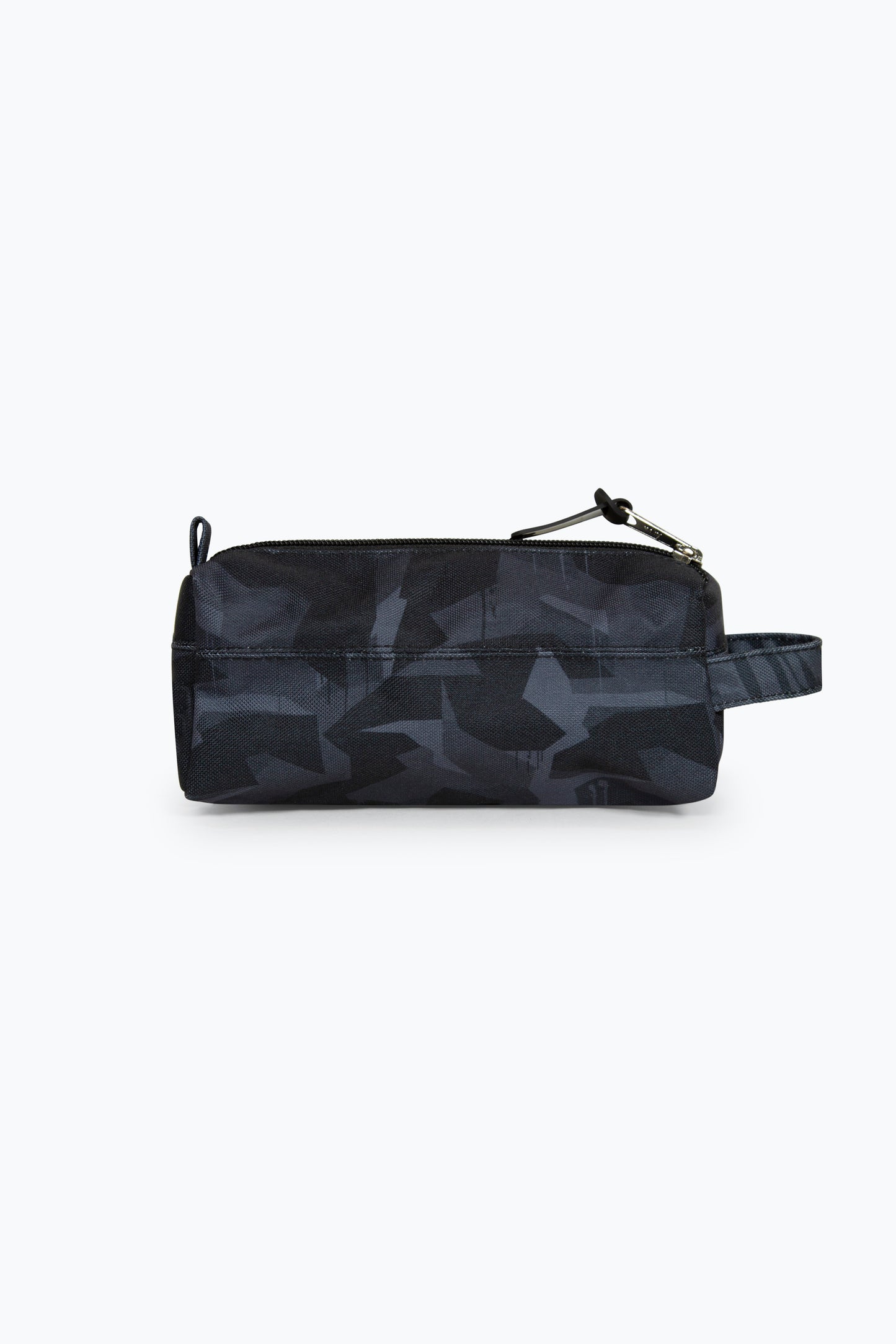 Hype Unisex Geo Camo Black Pencil Case Back Side