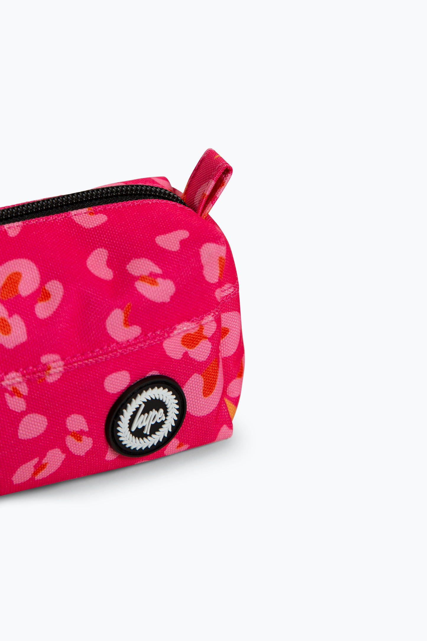 Hype Girls Animal Prints Pink Pencil Case Top Loop