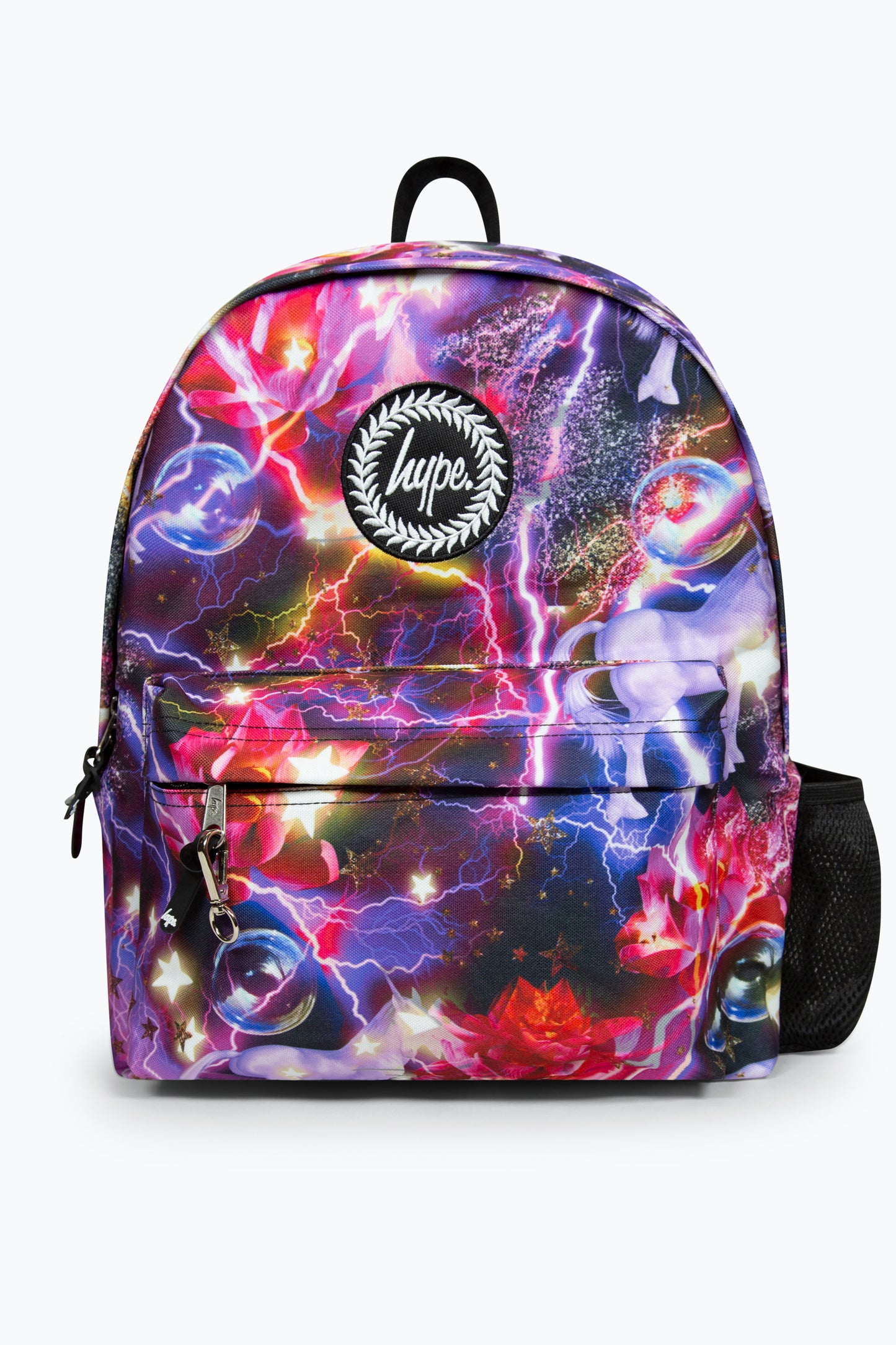 Hype Girls Pink/Purple Lightning Unicorns Backpack & Lunch Bag Bundle