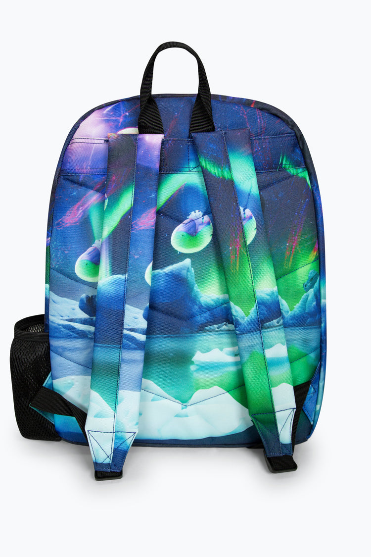 Hype Blue/Green Alien Landscape Iconic Boys School Backpack