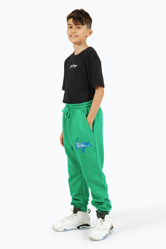 Hype Boys Green Double Joggers