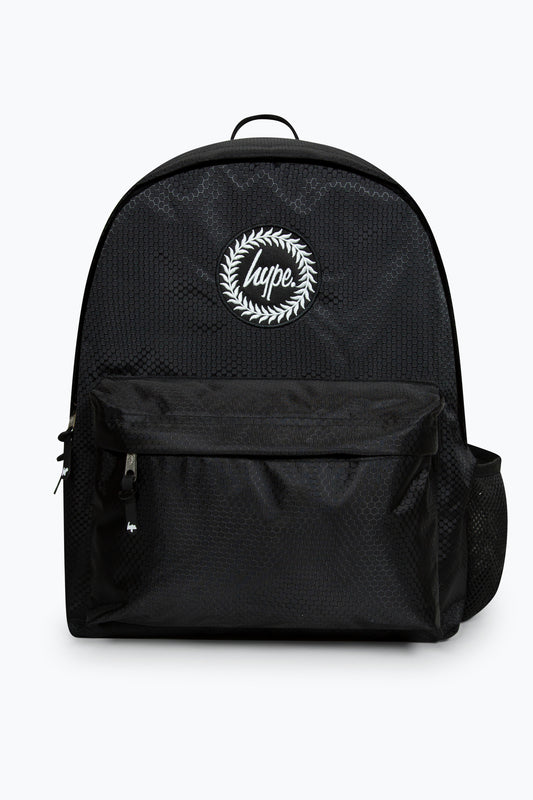 HYPE UNISEX BLACK RIPSTOP ICONIC BACKPACK