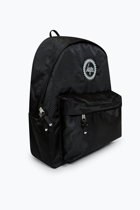 HYPE UNISEX BLACK RIPSTOP ICONIC BACKPACK