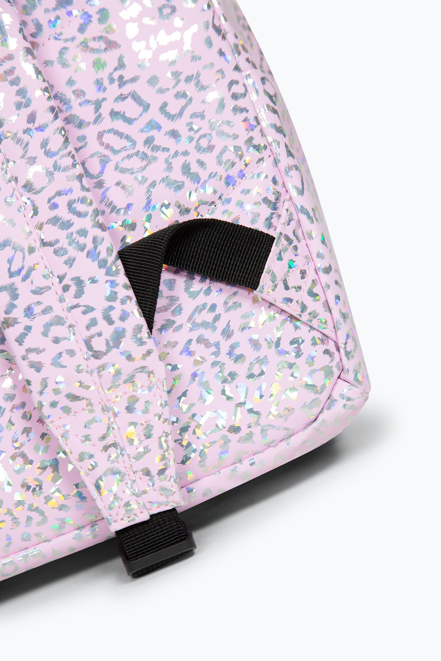 Hype Girls Iconic Holographic Leopard Pink Backpack