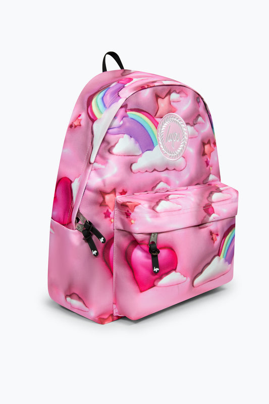 HYPE GIRLS PINK 3D CLOUDS ICONIC BACKPACK