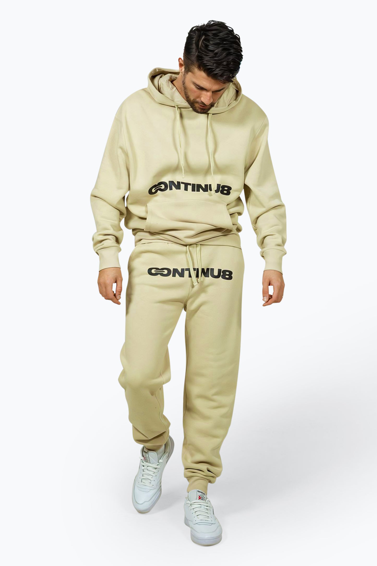 Continu8 Unisex Sand Boxy Joggers