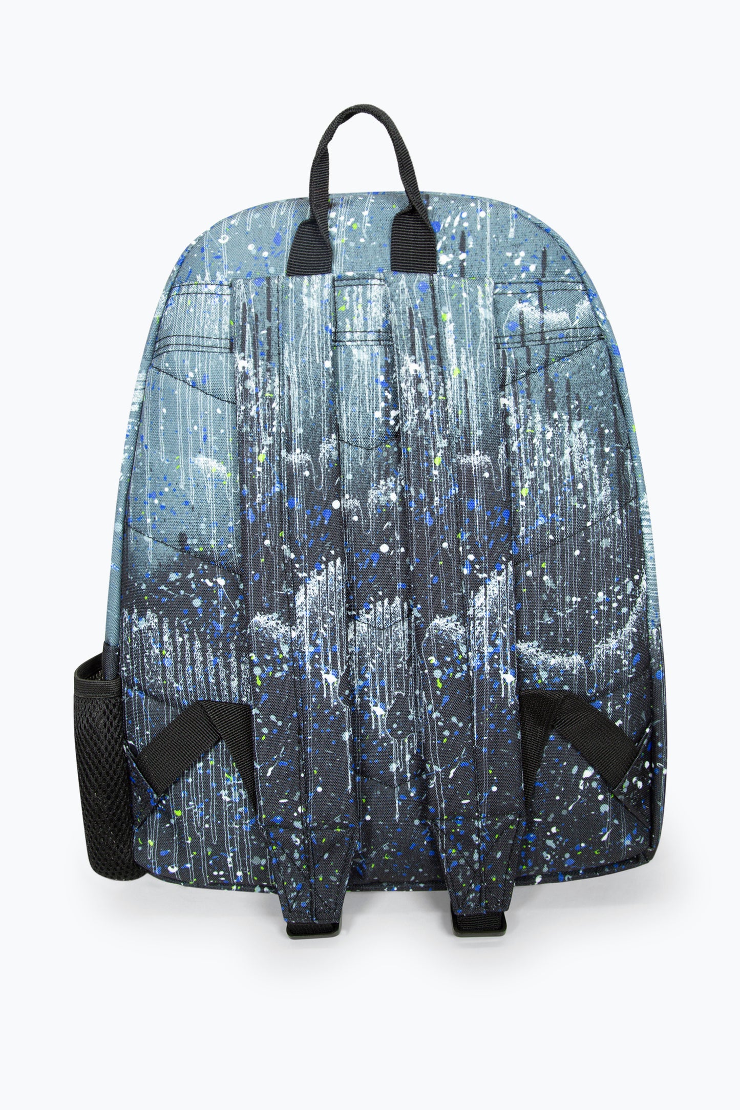 Hype Unisex Black Glitter Drips Iconic School Backpack