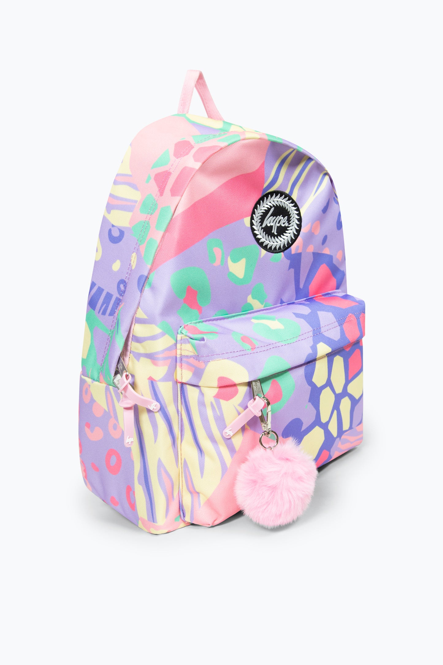 Hype Multicoloured Pastel Prints Iconic Girls School Backpack