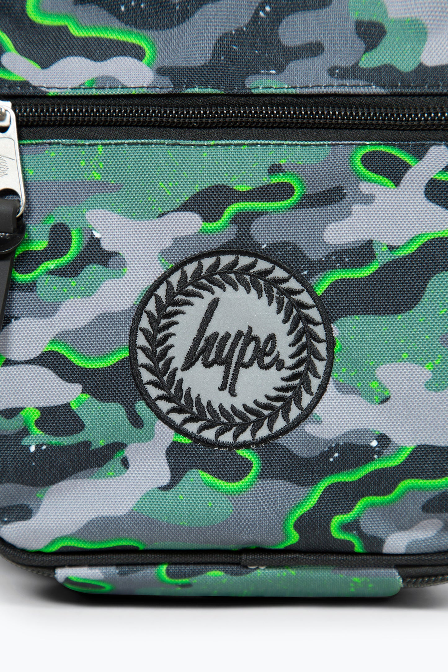 Hype Boys Green Glow Camo Lunch Box
