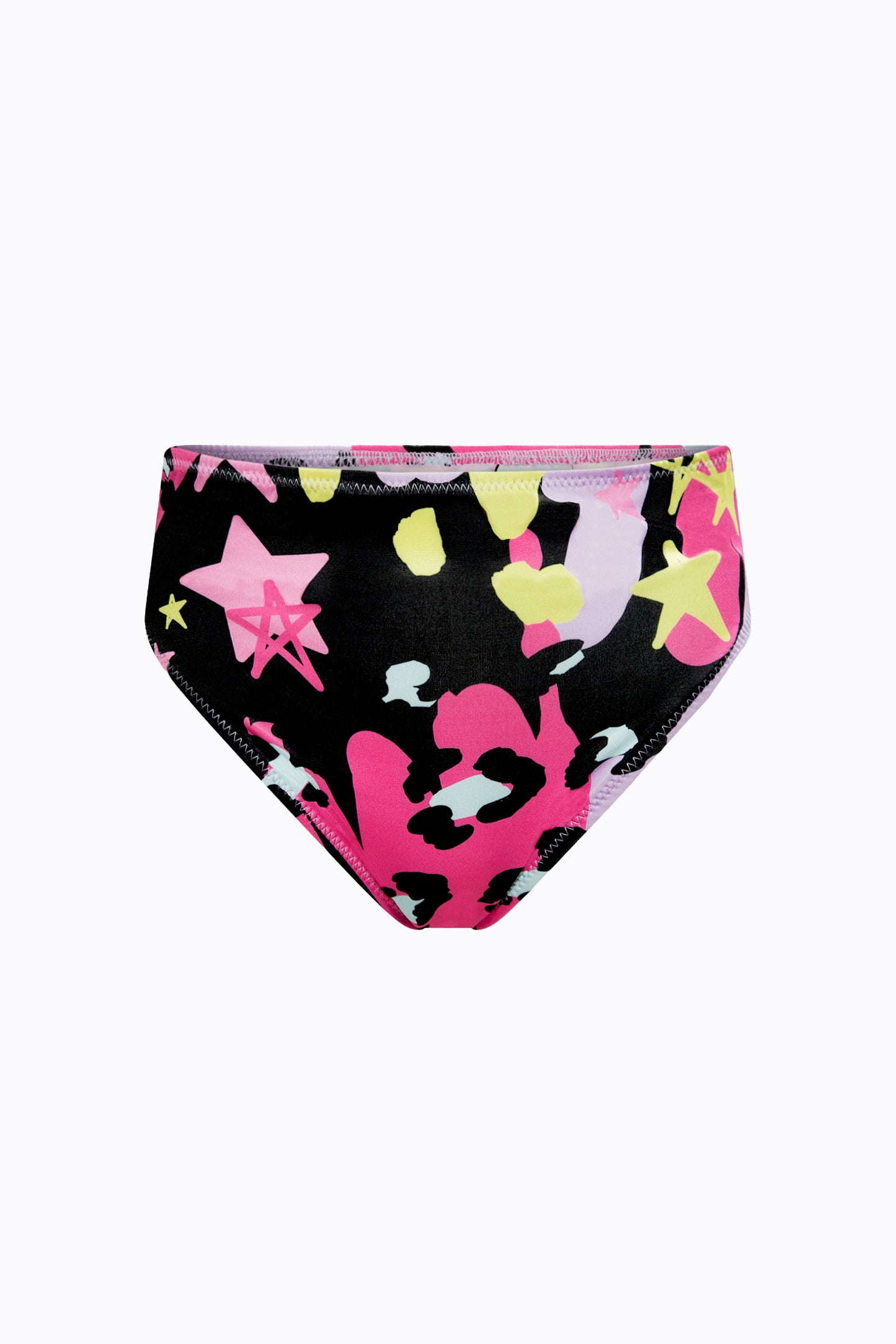 Hype Girls Multi Leopard Doodle Bikini Swim