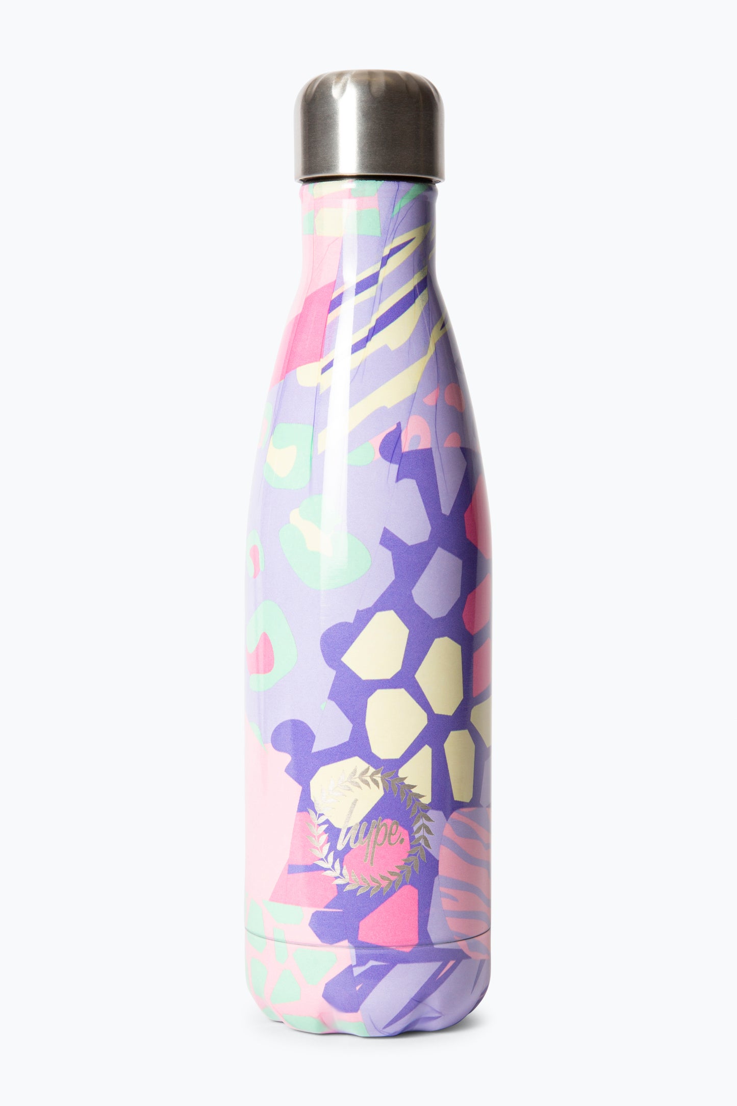 Hype Girls Multi Pastel Prints Thermal Water Bottle