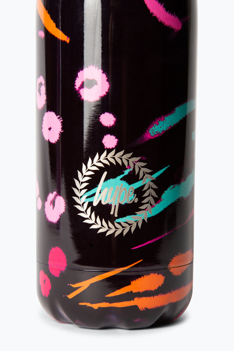 HYPE GIRLS BLACK SCRATCHES THERMAL WATER BOTTLE