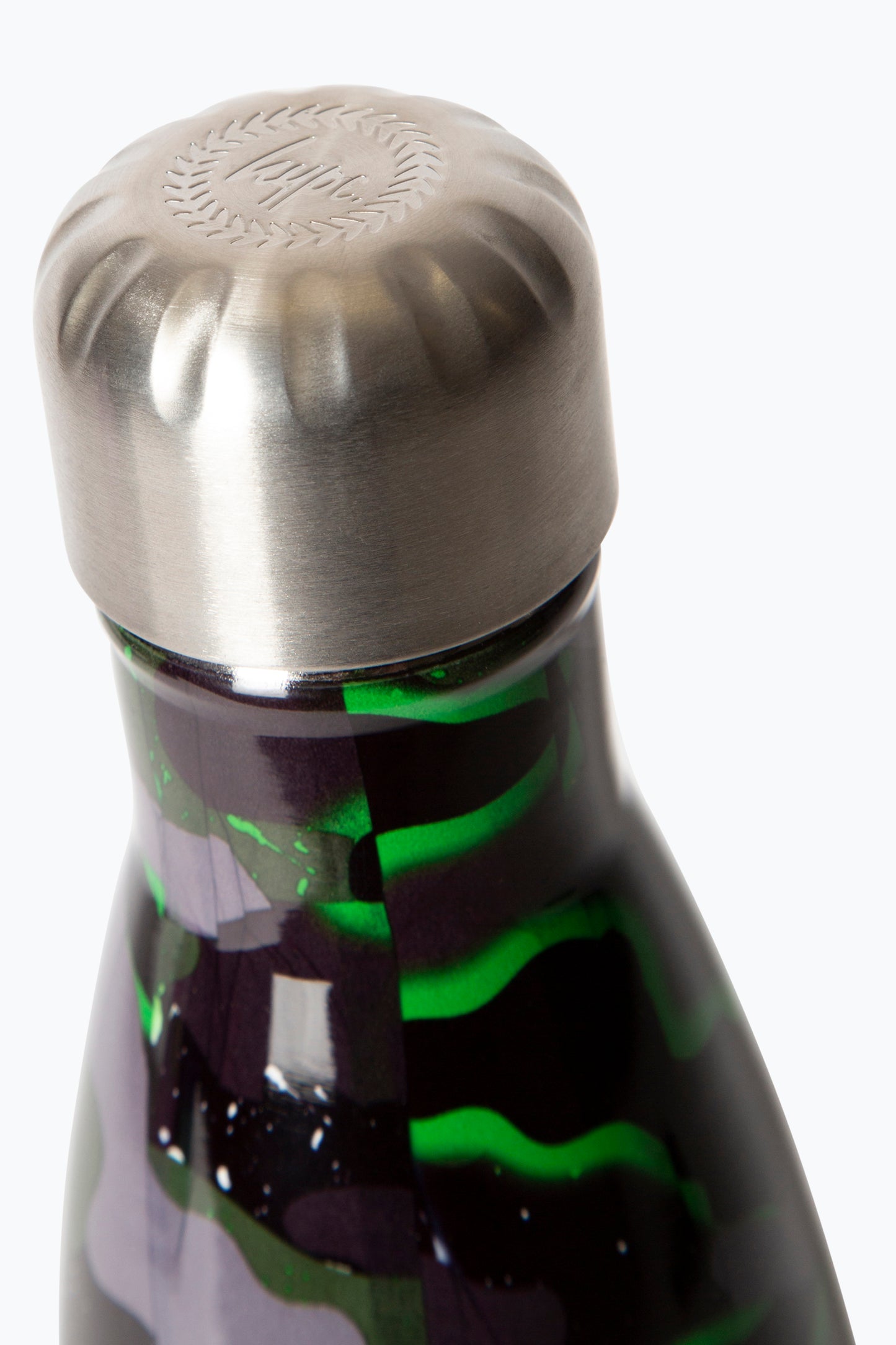 Hype Boys Green Glow Camo Thermal Water Bottle