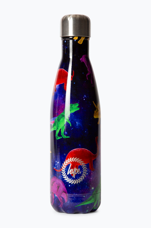 Hype Unisex Multi Space Dinosaurs Thermal Water Bottle