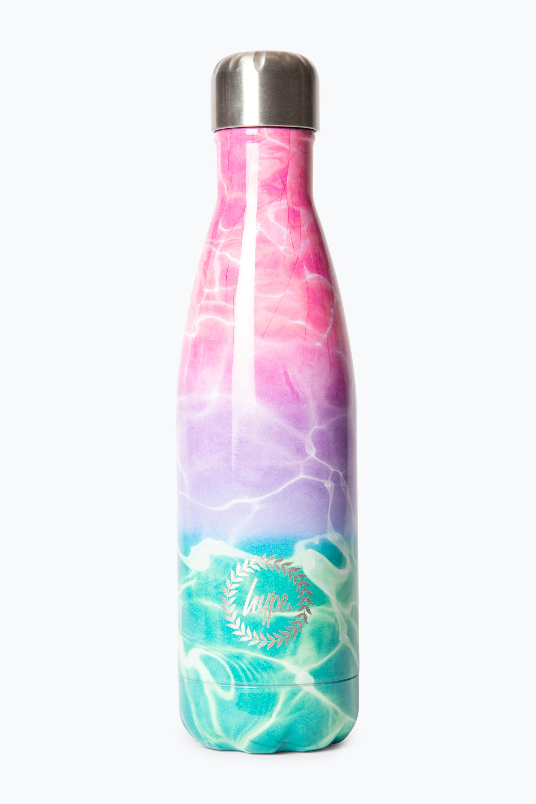 Pink Turquoise Pastel Pool Thermal Water Bottle