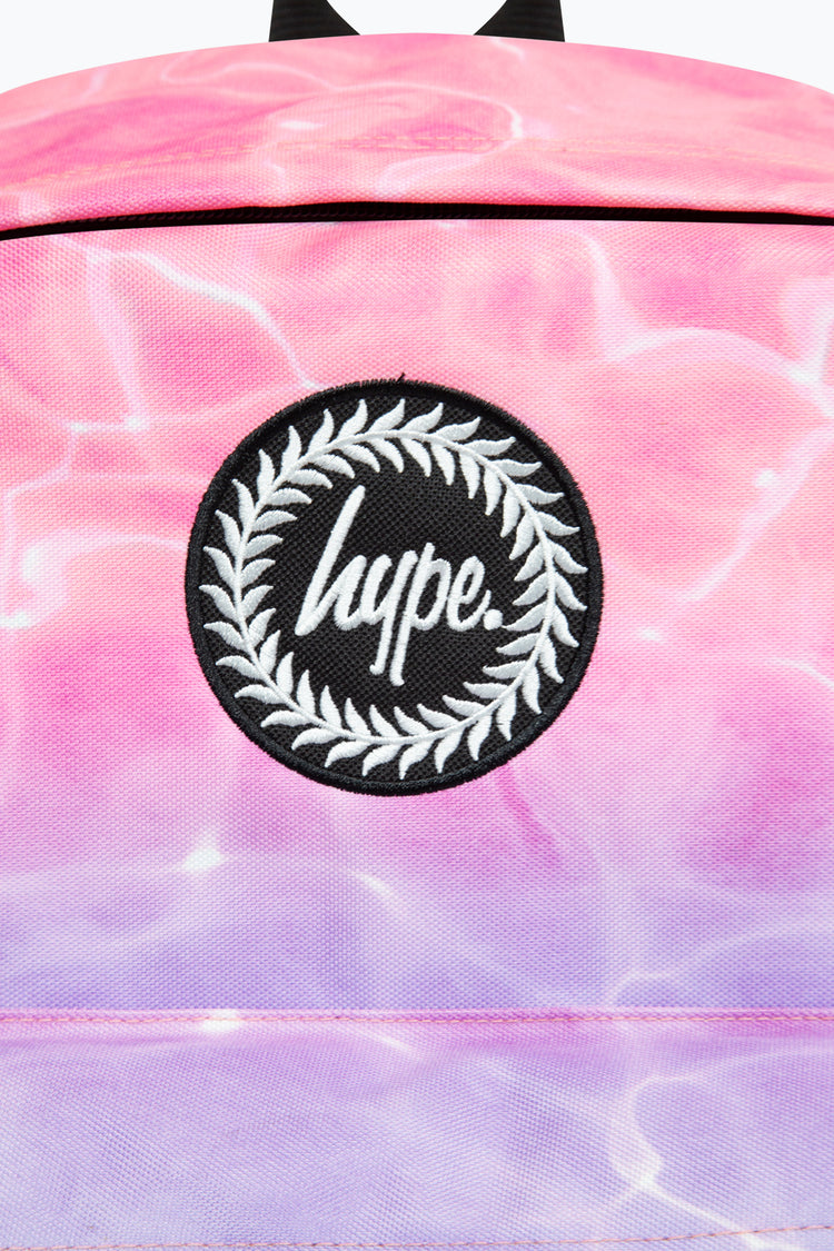 HYPE GIRLS PINK/TURQUOISE PASTEL POOL ICONIC BACKPACK