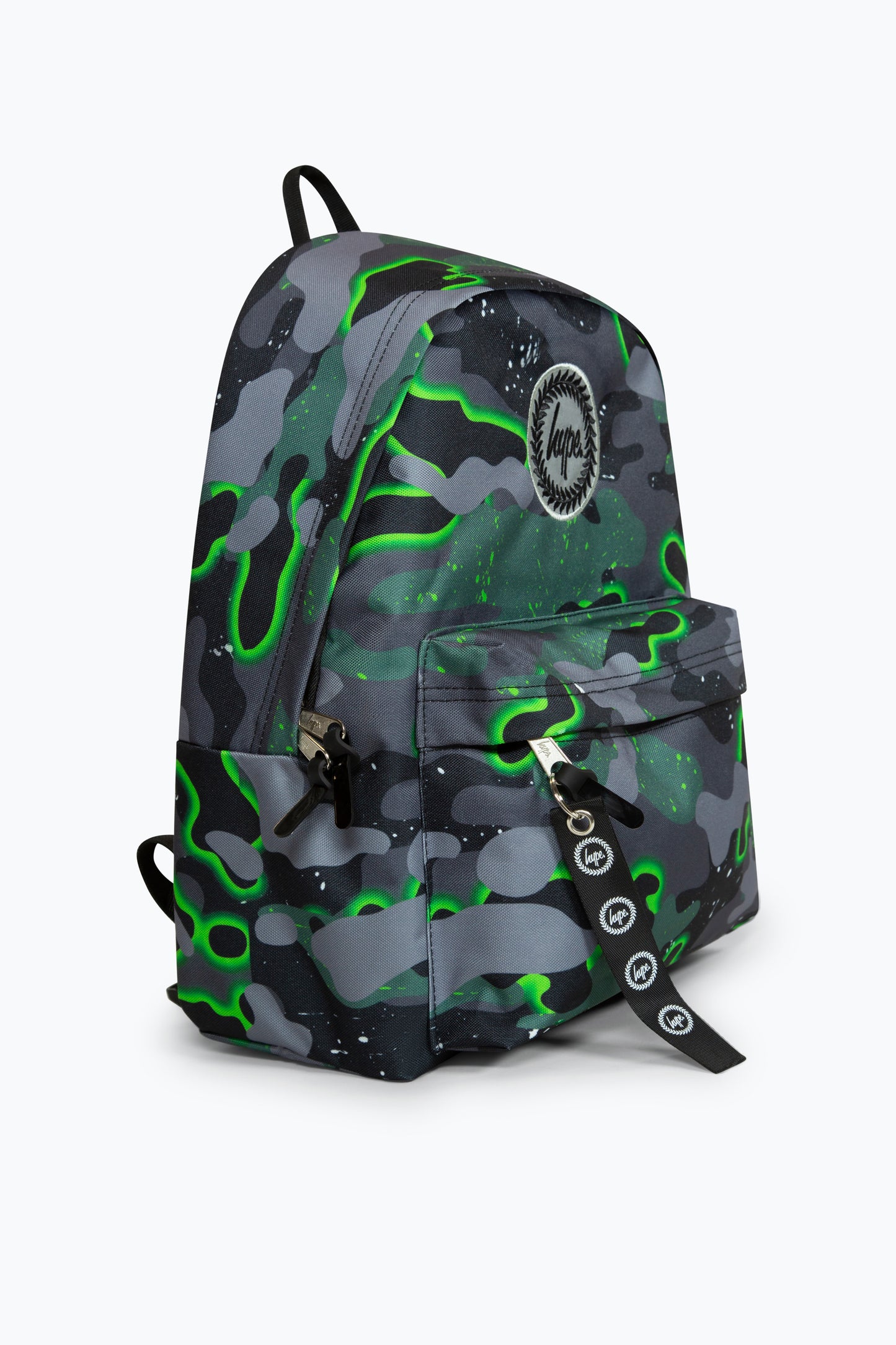 Hype Iconic Green Glow Camo Boys Backpack