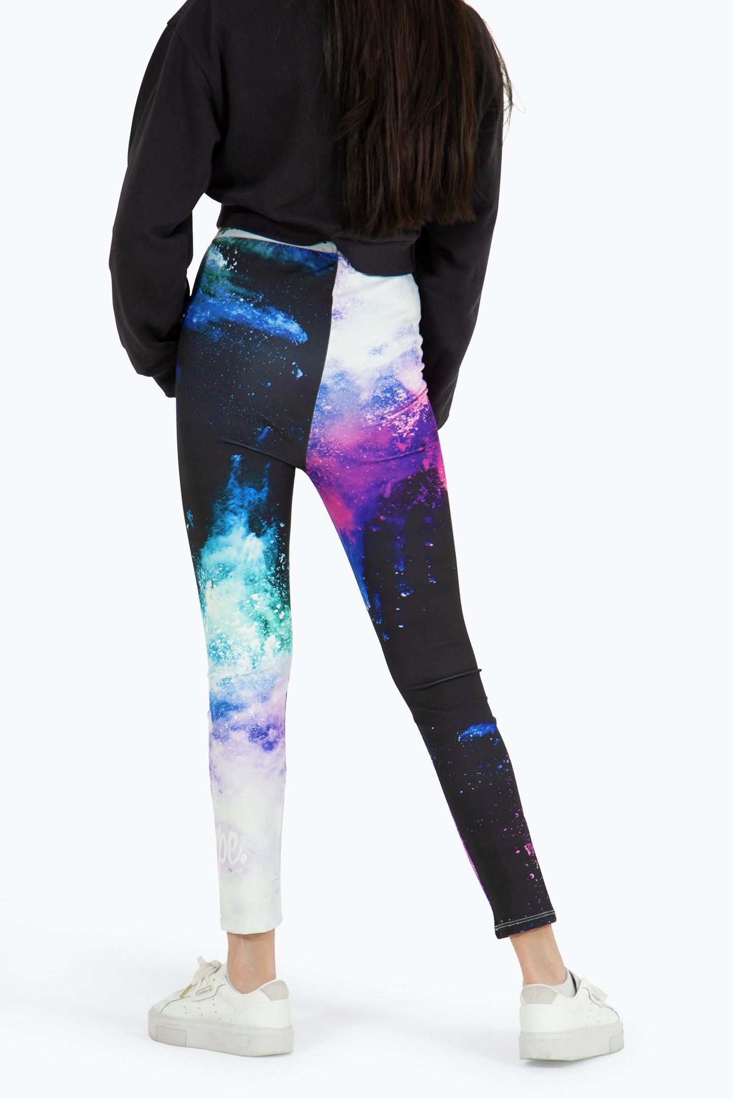 Hype Girls Multi Purple Chalk Leggings