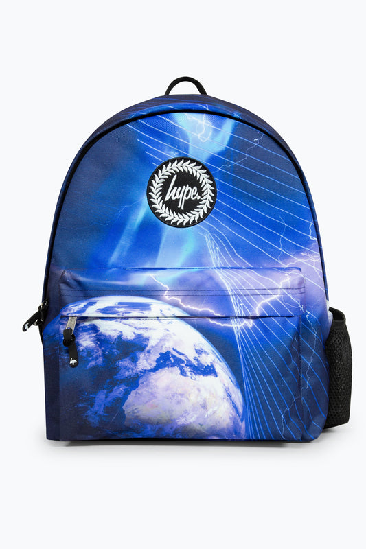 Hype Boys Space Storm V2 Iconic Blue Backpack