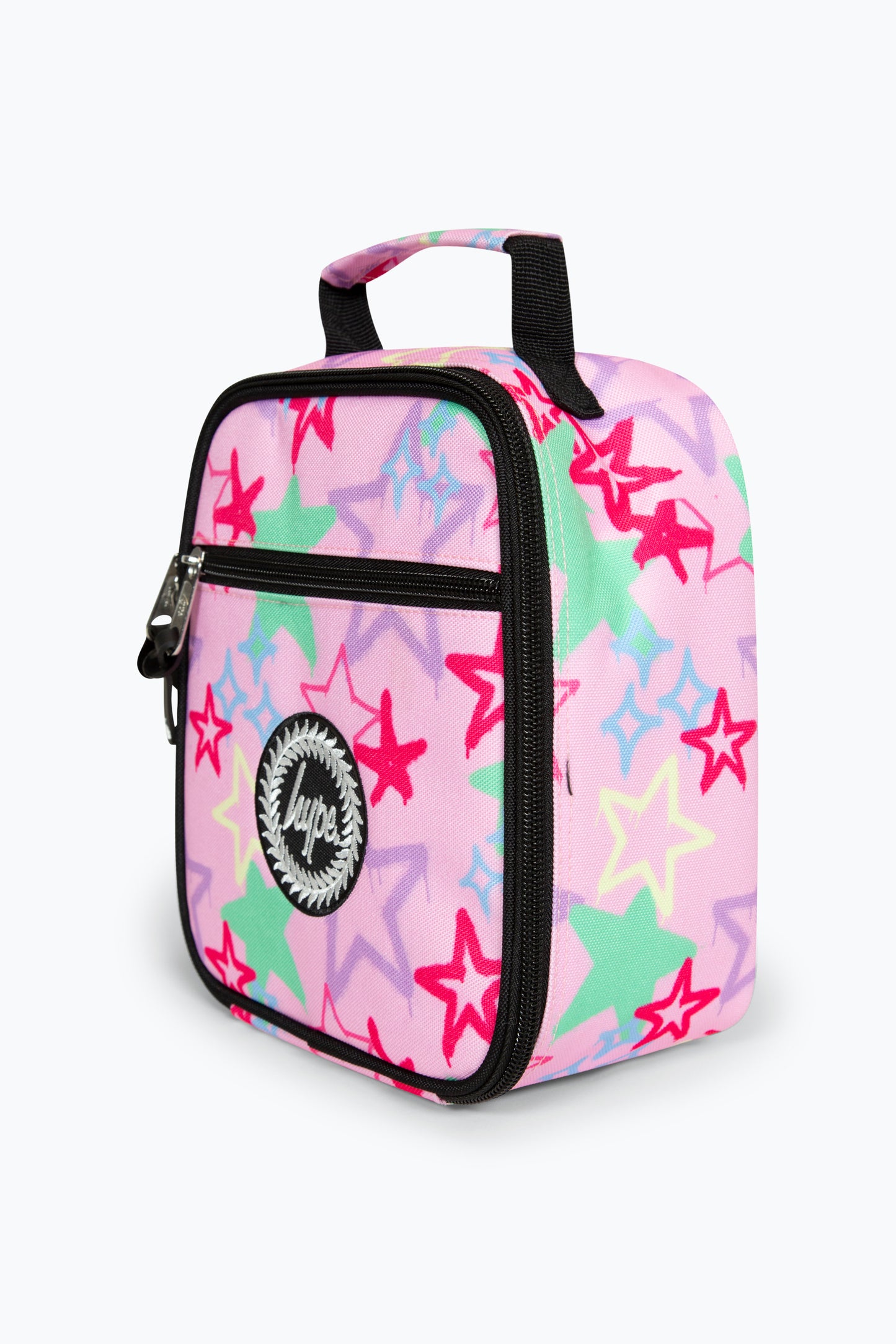 Hype Pink Graffiti Star Girls Lunch Bag Right Side