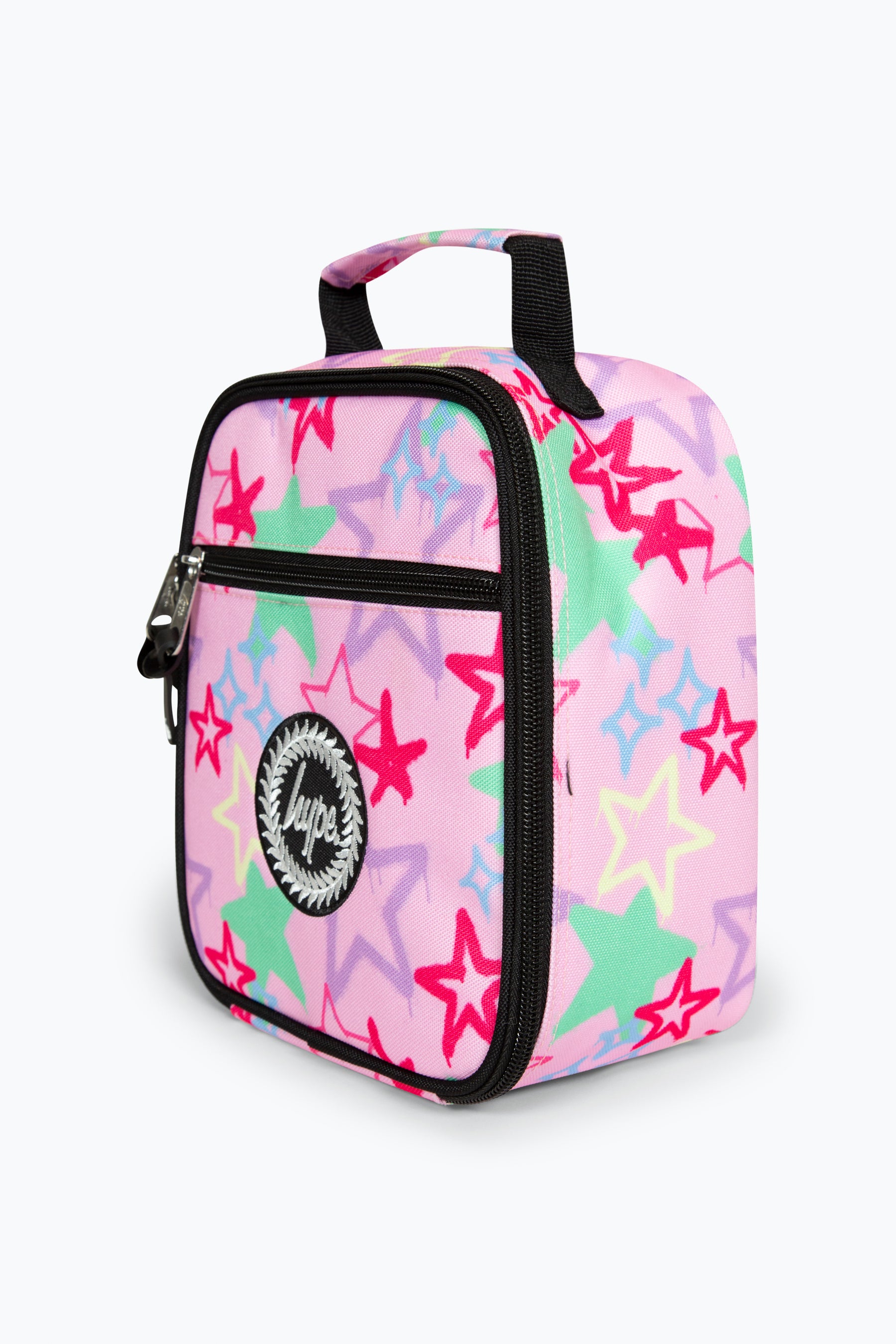 Hype Pink Graffiti Star Girls Lunch Bag Right Side