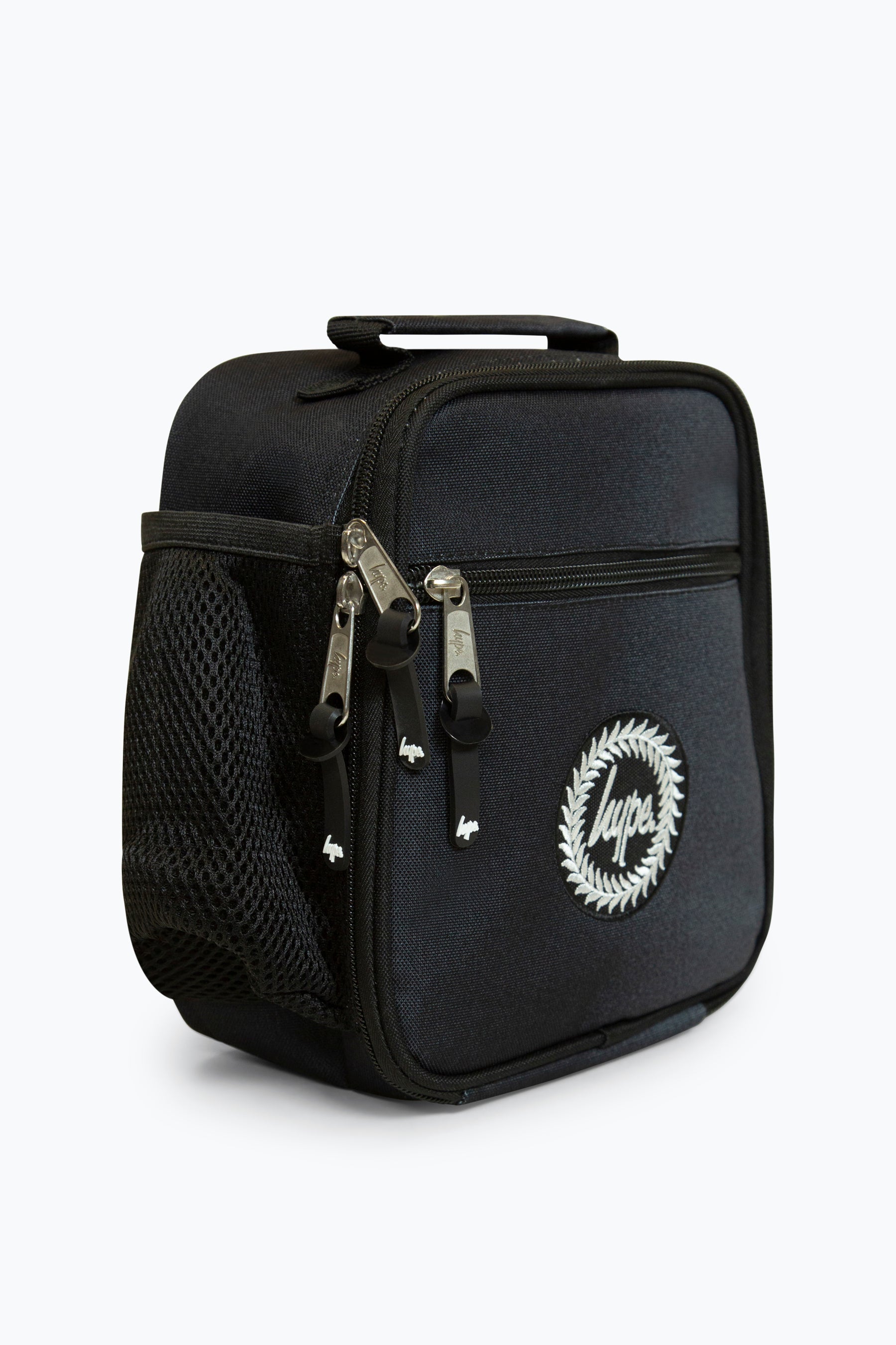 Hype Speckle Black Fade Lunch Bag Left Side