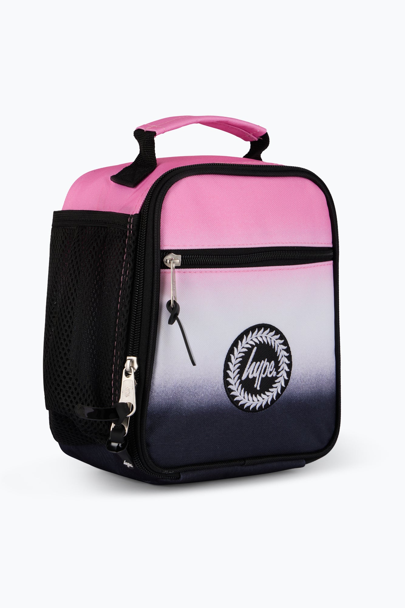 Hype Unisex Multi Pink To Black Speckle Fade Lunch Bag