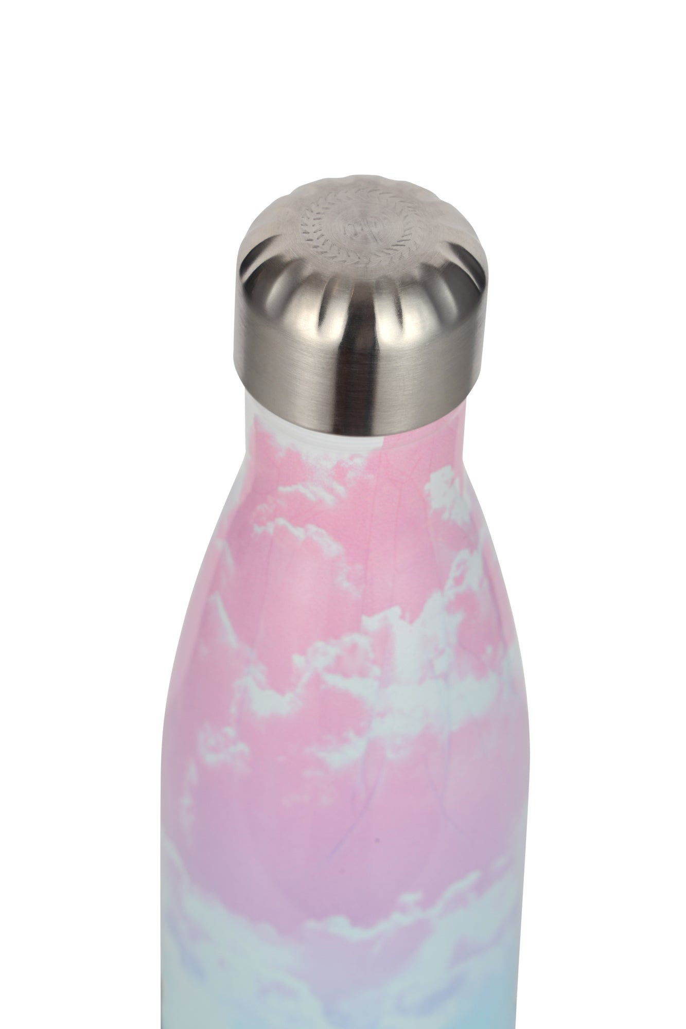 Hype Girls Pink/Blue Cloud Fade Thermal Water Bottle