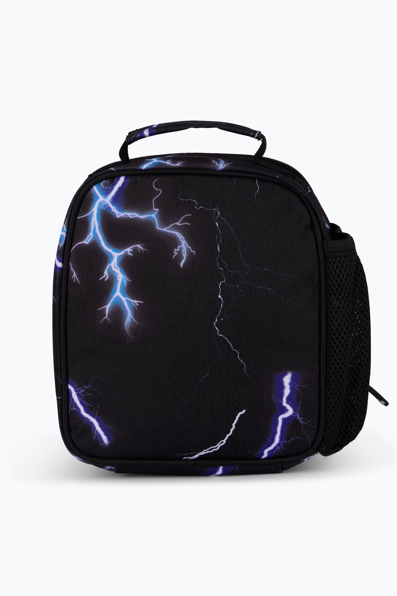 Hype Boys Black Lightning Print Lunch Bag