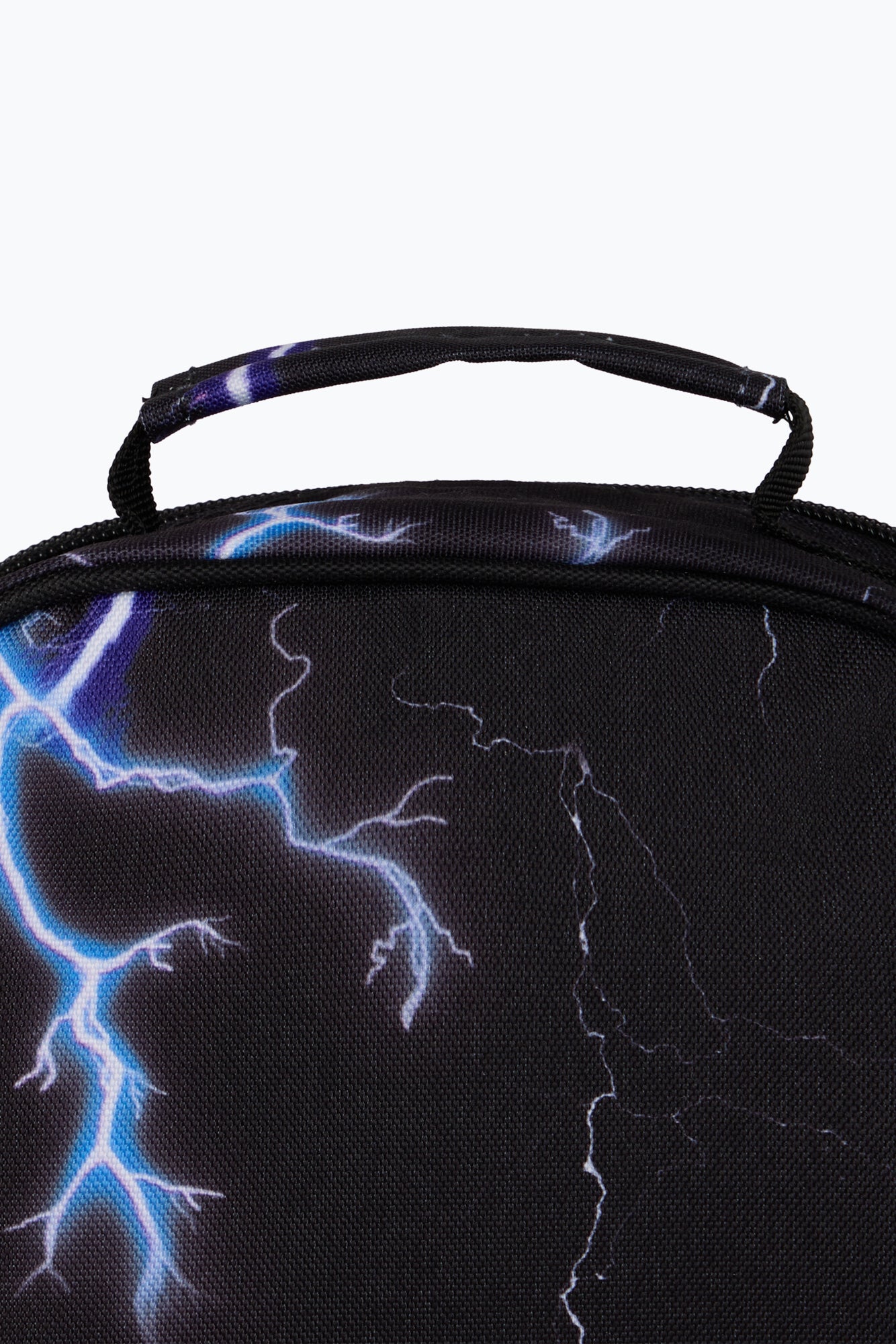 Hype Boys Black Lightning Print Lunch Bag