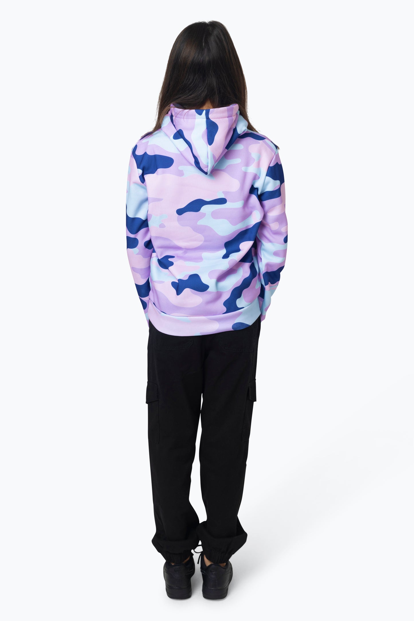 Hype Girls Multi Evie Camo Hoodie