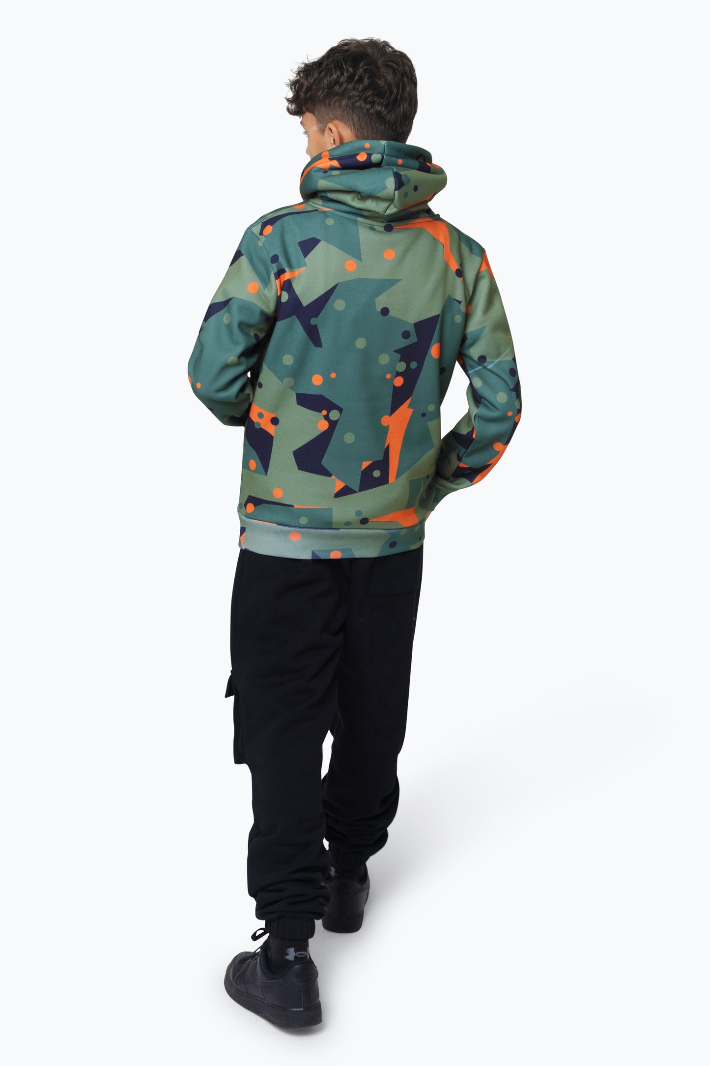 Hype Boys Multi Geo Camo Hoodie