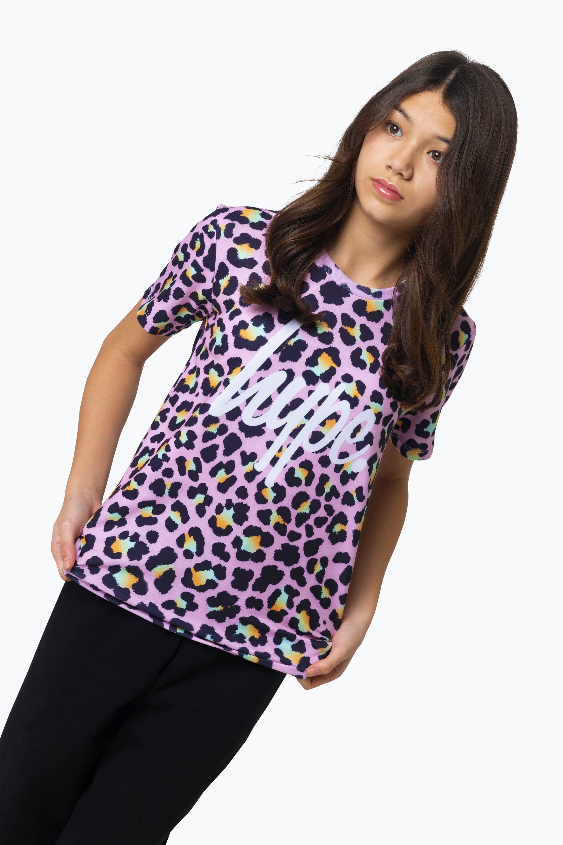 Cheetah print shirt girls hotsell