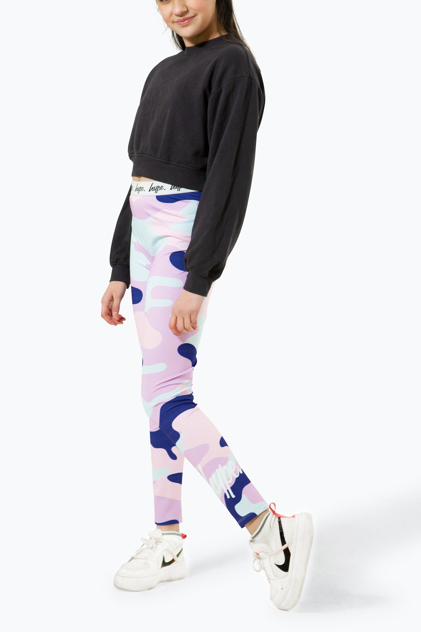 Hype Girls Multi Evie Camo Leggings