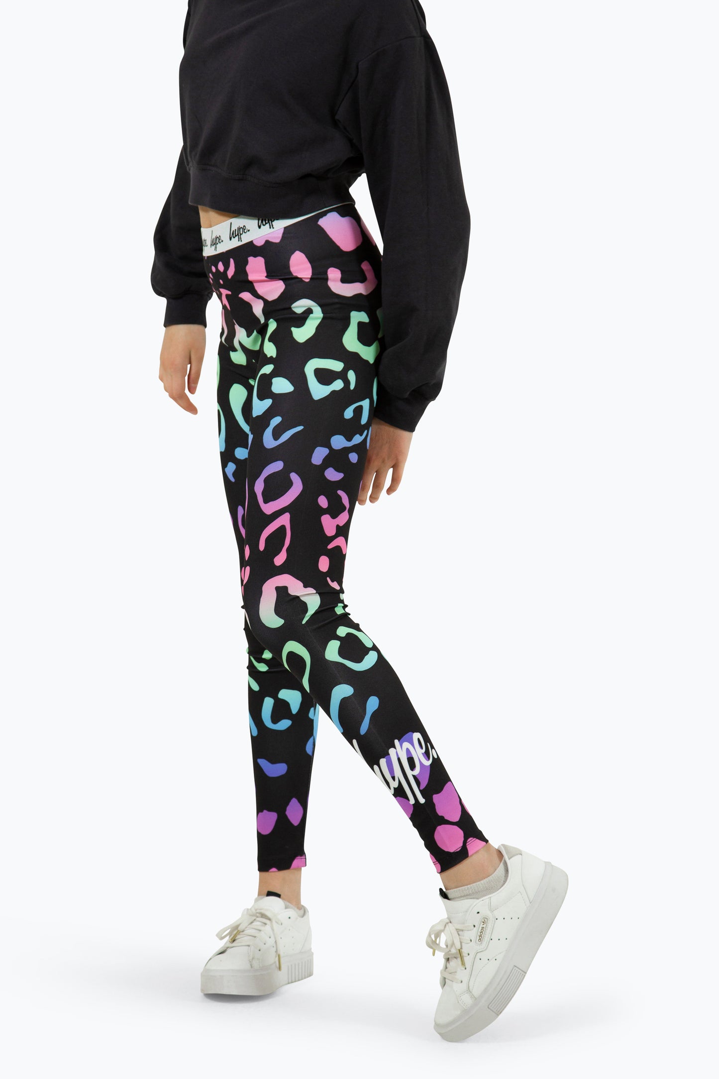 Hype Girls Multi Gradient Leopard Leggings