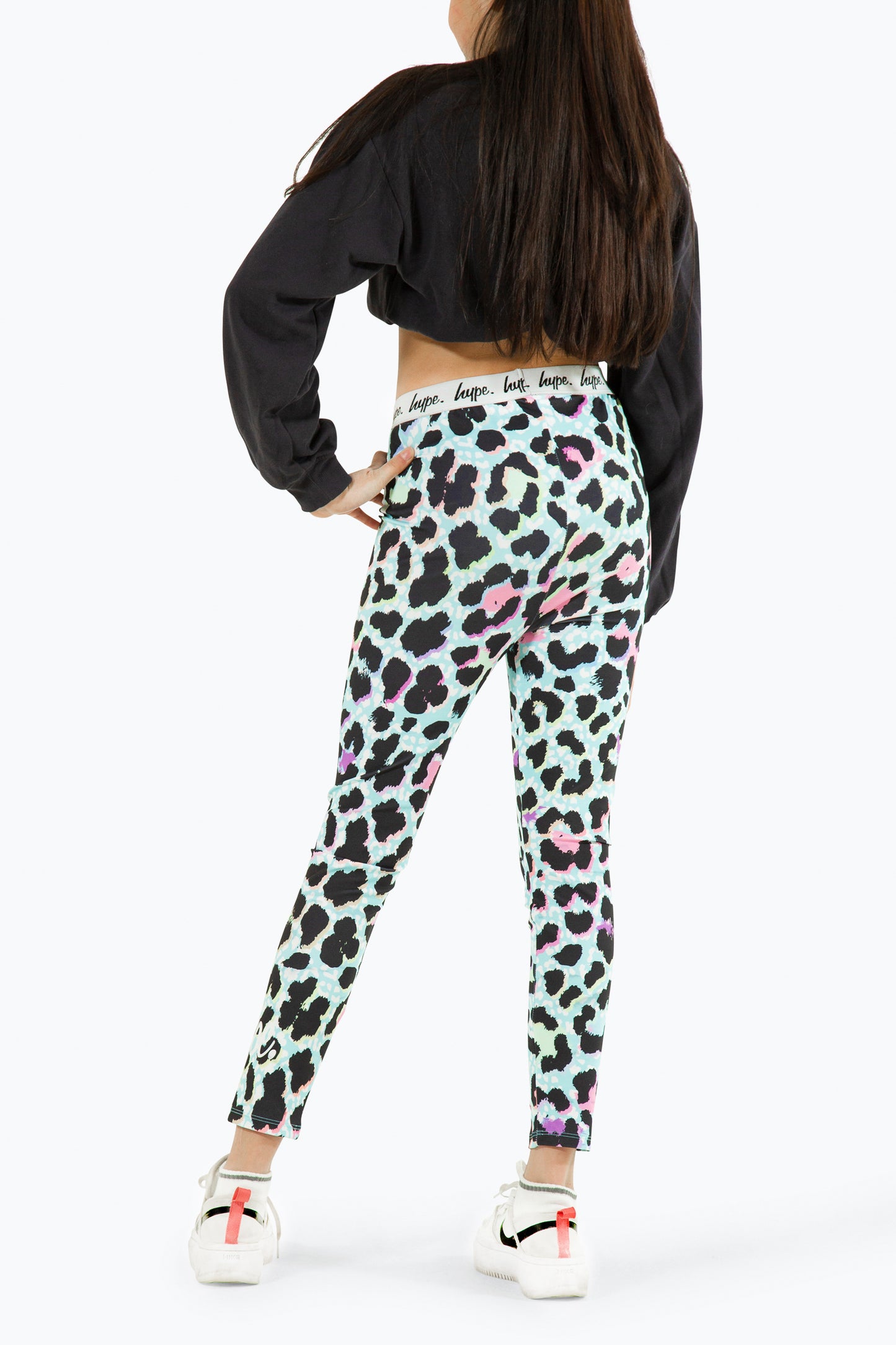 Hype Girls Multi Ice Leopard Leggings