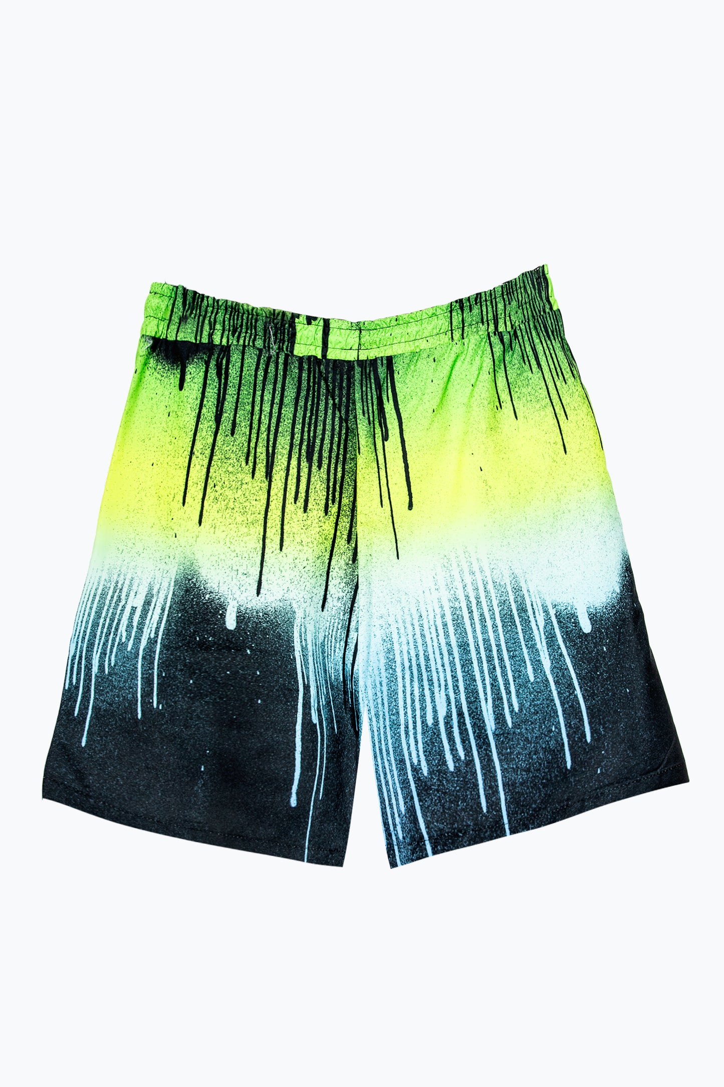 Hype Boys Multi Green Blue Drips Swim Shorts