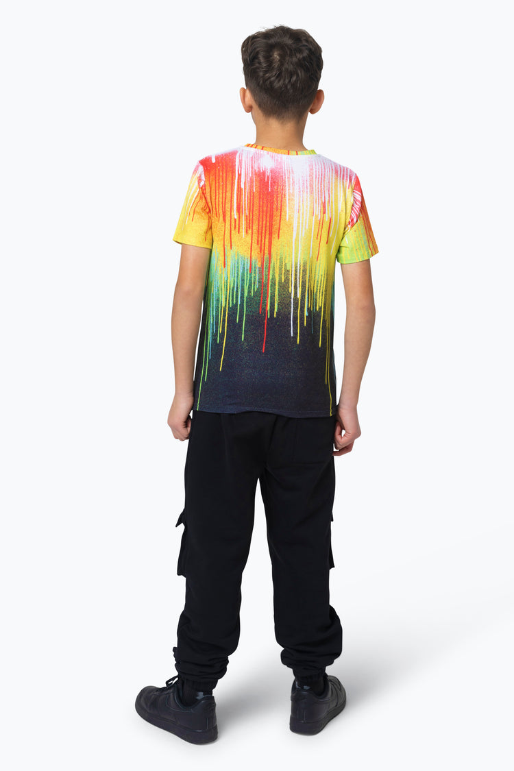 HYPE BOYS MULTI PRIMARY DRIPS T-SHIRT