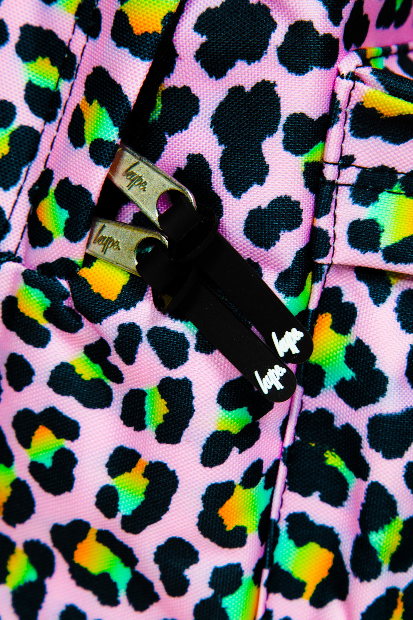 Hype Girls Iconic Pink Disco Leopard Print Backpack