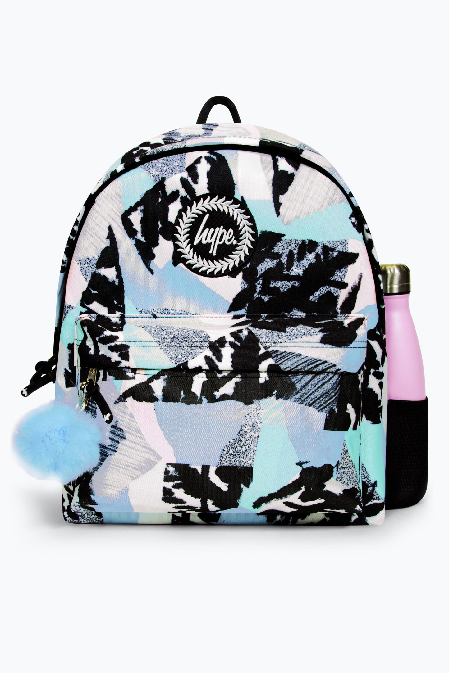 Hype Girls Iconic Pastel Abstract Multicolour Backpack