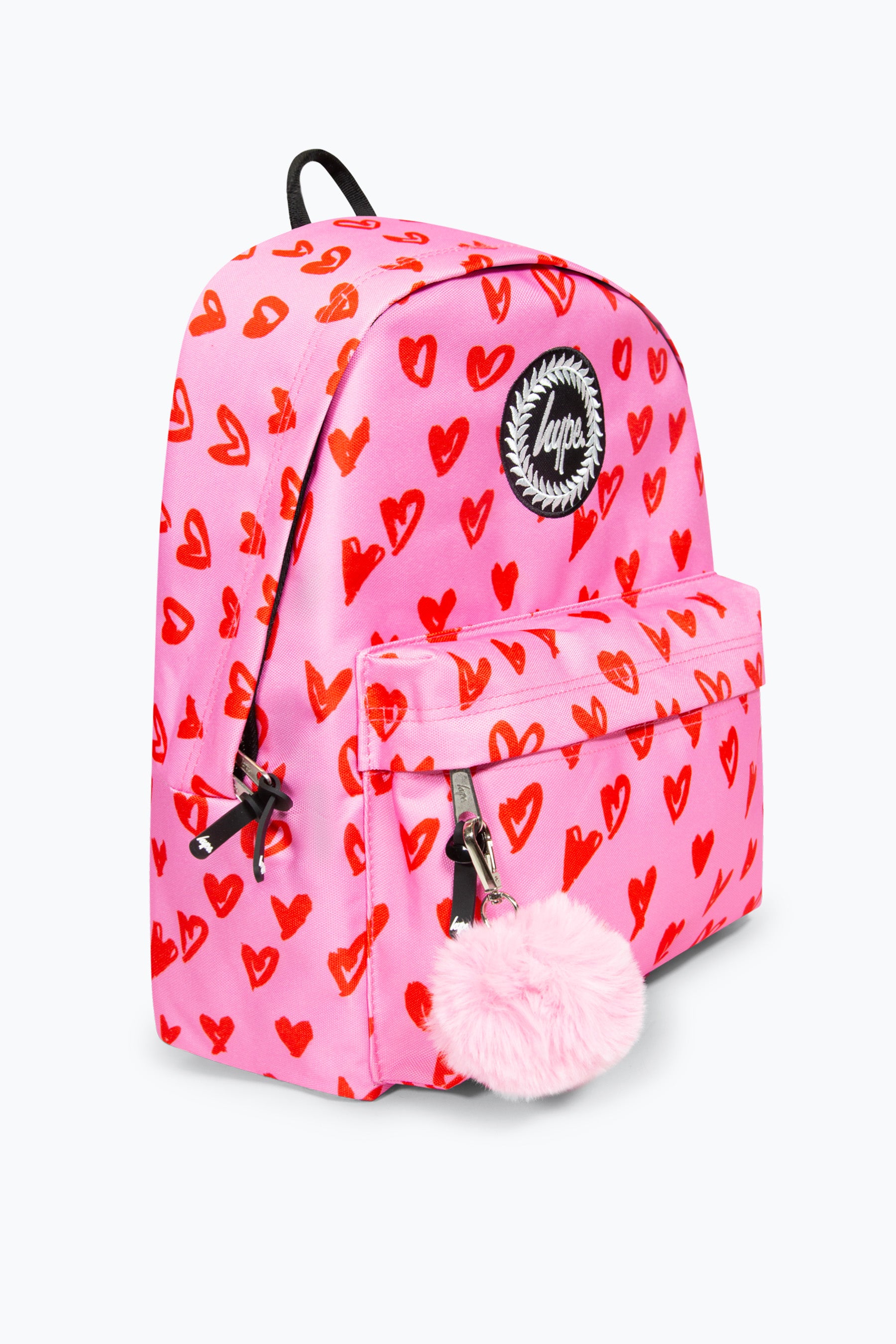 Hype Girls Iconic Scribble Hearts Pink Backpack One Size Multi