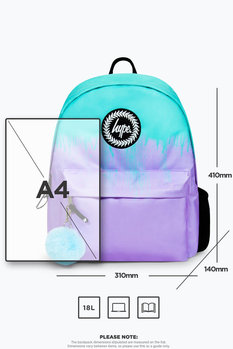 HYPE BLUE DRIPS BACKPACK